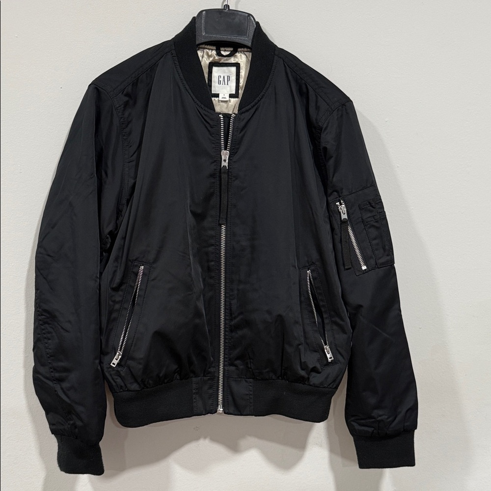 GAP Women's Black Bomber Jacket Small